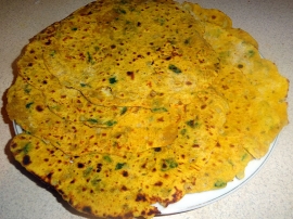 Besan Masala Roti