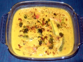 Instant Kadhi with Veggies