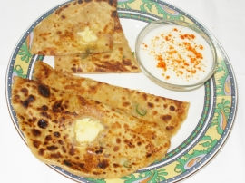 North Indian Punjabi Aloo Paratha